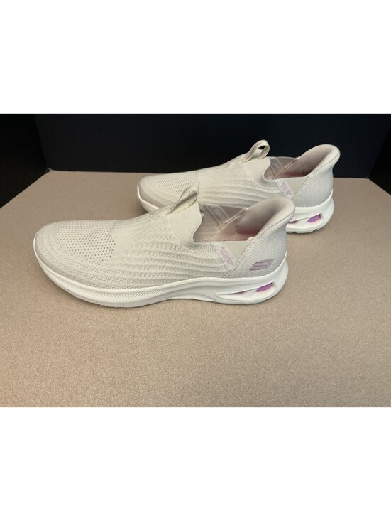 Skechers Shoes - New! Womens Skechers "Hands Free ~ Swift Fit” (Natural) Slip-In Shoes. Size 10.